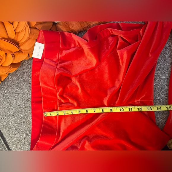 ❣️🆕Lane Bryant Mid Rise Red Velvet Flare Pants❣️ - Picture 10 of 11